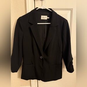 Eliza J Classic Black Blazer